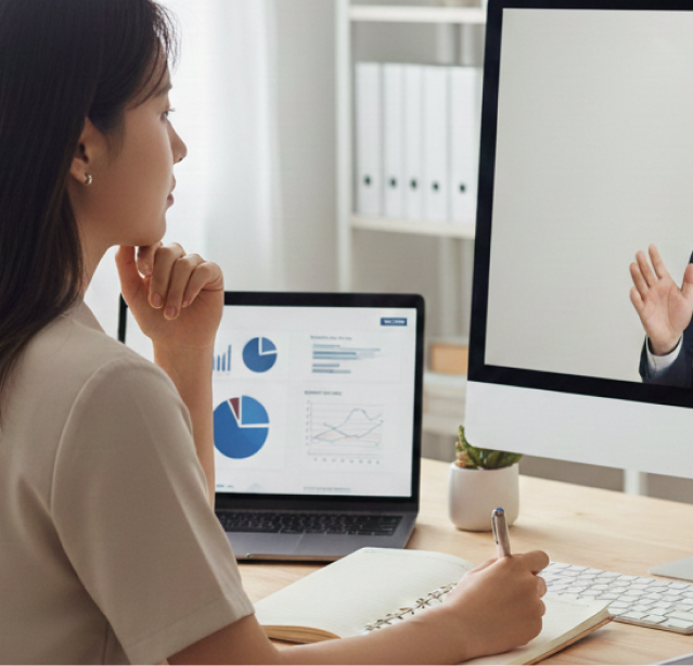 창업 상담 진행 모습